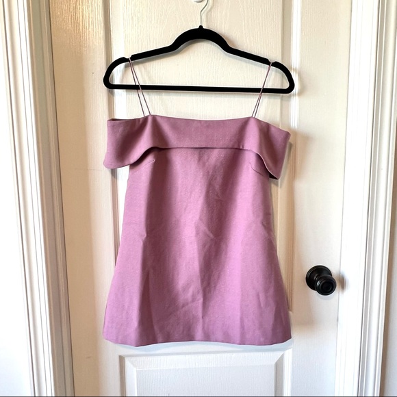 ASOS Off The Shoulder Purple Tunic Mini Dress—SZ. 4 - Picture 12 of 12